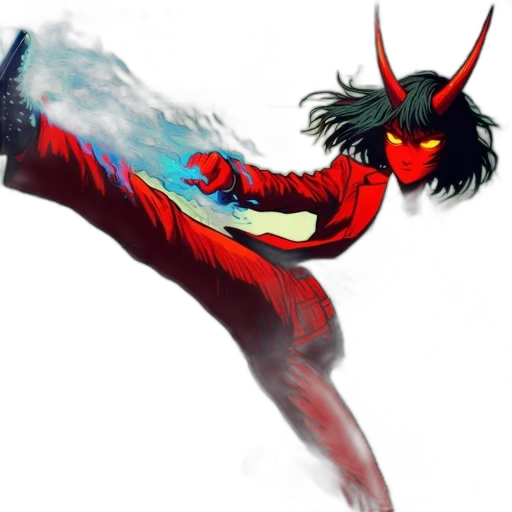 dragon, mask, staff, weapon transparent PNG cut-out