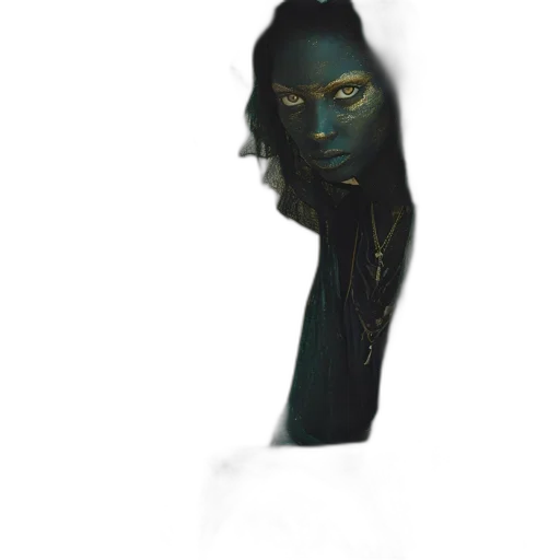 mask, face, creature, staff transparent PNG cut-out