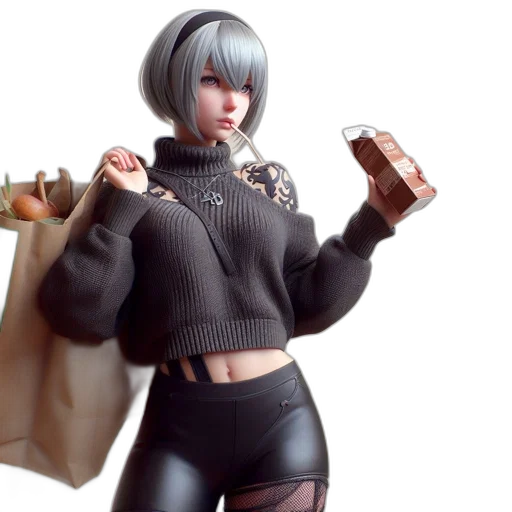 food, jacket, 3d render, concept art transparent PNG cut-out