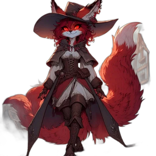 staff, hat, dress, concept art transparent PNG cut-out