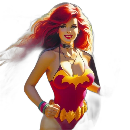 comic book art, concept art, fantasy art, photorealistic transparent PNG cut-out