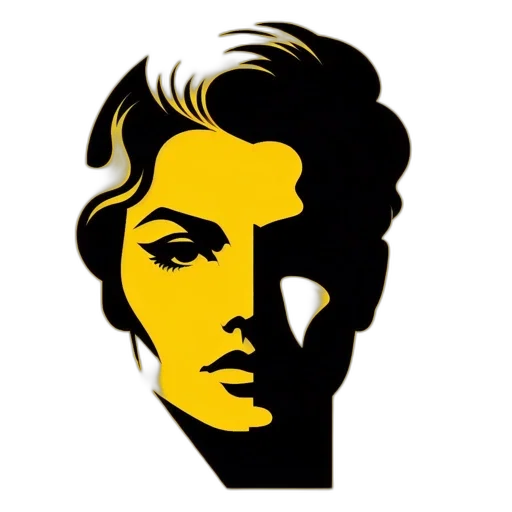 face, comic book art, cartoon, photorealistic transparent PNG cut-out
