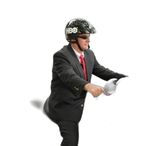 staff, hat, jacket, robot transparent PNG cut-out