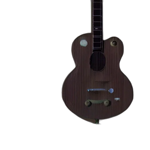 3d render, guitar, unreal, engine transparent PNG cut-out