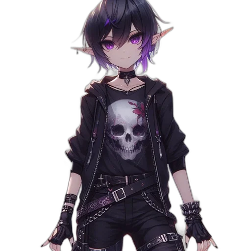 jacket, weapon, staff, mask transparent PNG cut-out
