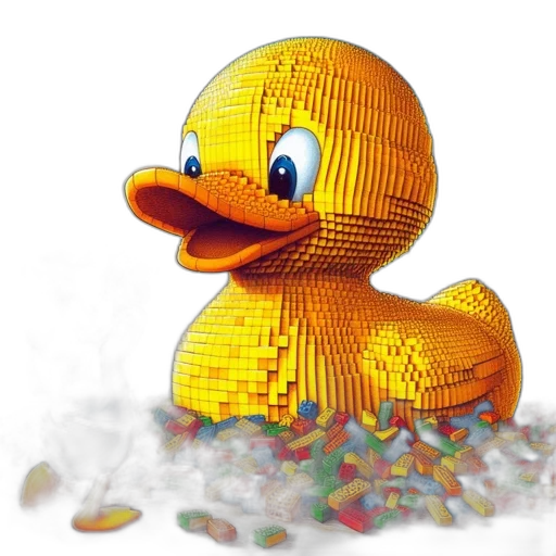 3d render, pixel art, photorealistic, concept art transparent PNG cut-out