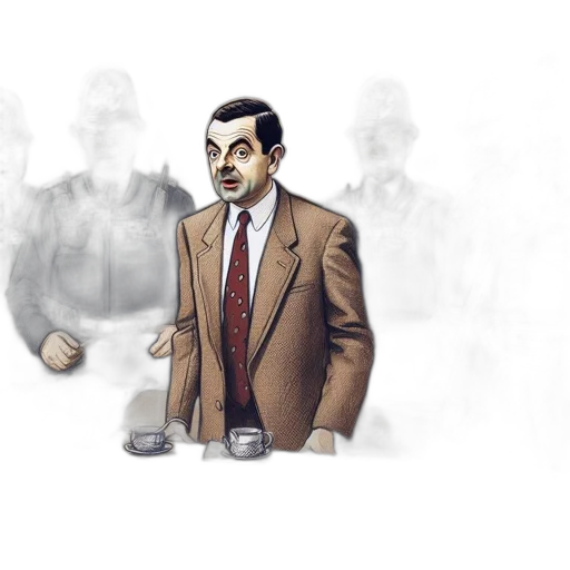 jacket, staff, concept art, comic book art transparent PNG cut-out
