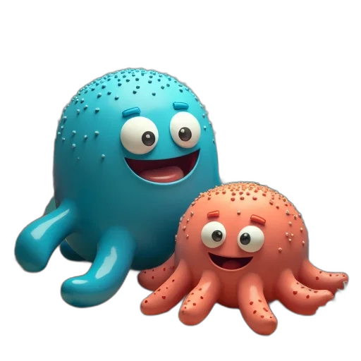 creature, animal, 3d render, concept art transparent PNG cut-out