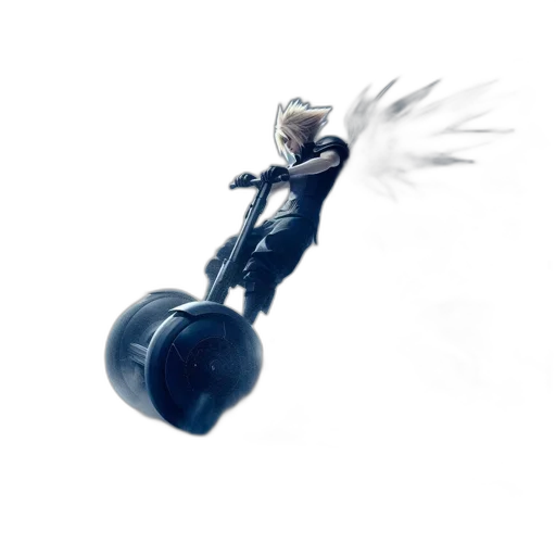 robot, weapon, hair, car transparent PNG cut-out
