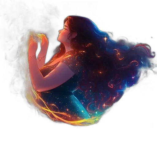 dragon, dress, fantasy art, concept art transparent PNG cut-out