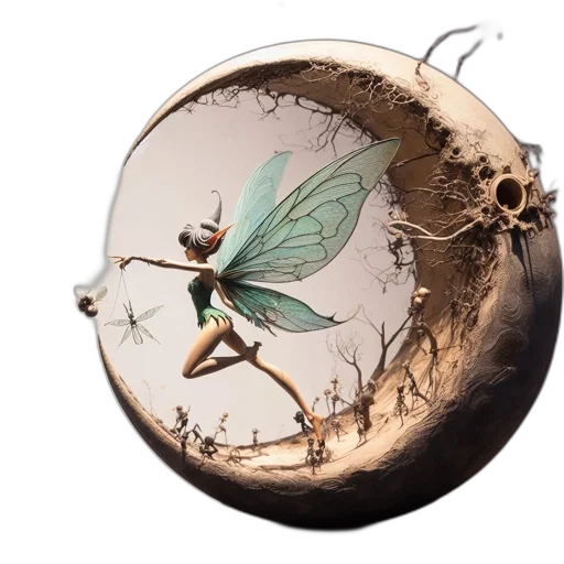 jewelry, dragon, umbrella, fantasy art transparent PNG cut-out