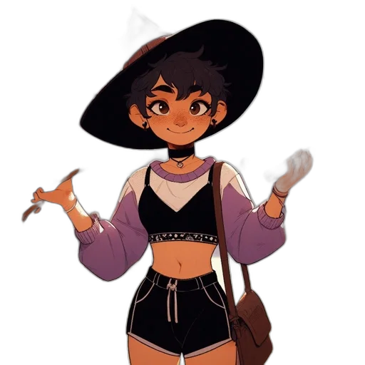 staff, dress, jacket, hat transparent PNG cut-out