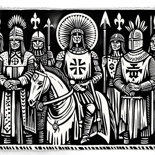 crown, medieval, scene, features transparent PNG cut-out