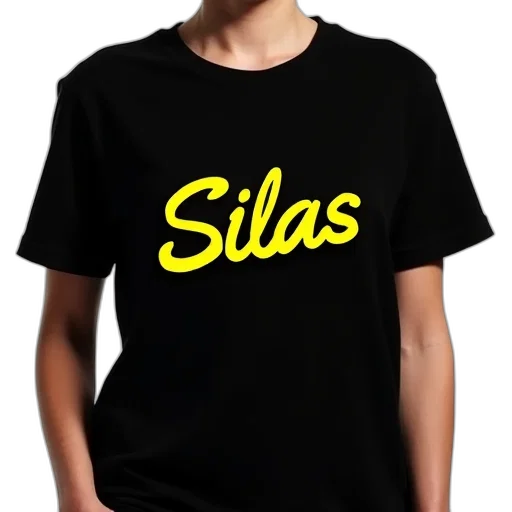 3d render, black, t-shirt, word transparent PNG cut-out
