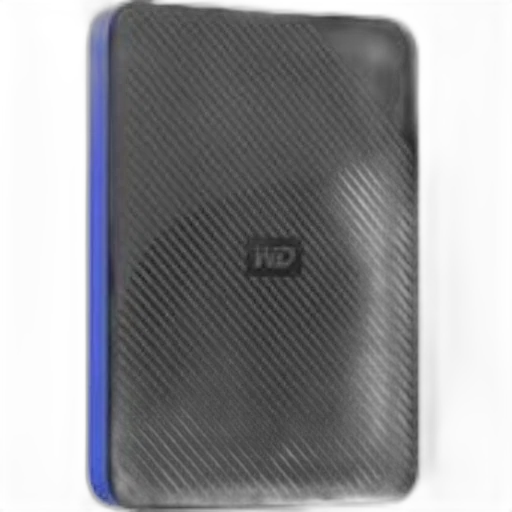 sleek, black, external, hard transparent PNG cut-out