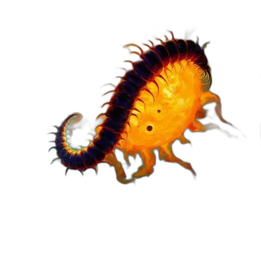 creature, dragon, animal, hair transparent PNG cut-out
