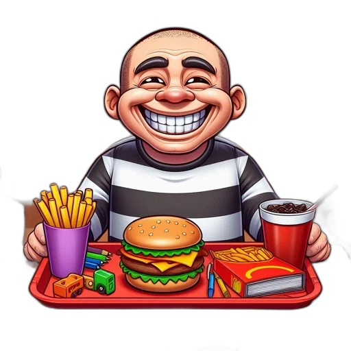 food, cartoon, photorealistic, pixel art transparent PNG cut-out