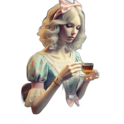 dress, face, concept art, fantasy art transparent PNG cut-out