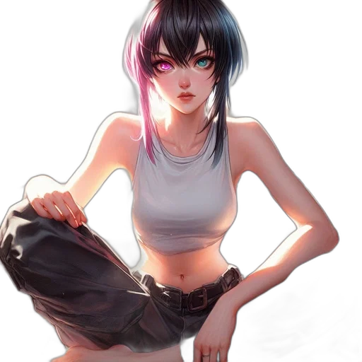 dress, face, robot, creature transparent PNG cut-out