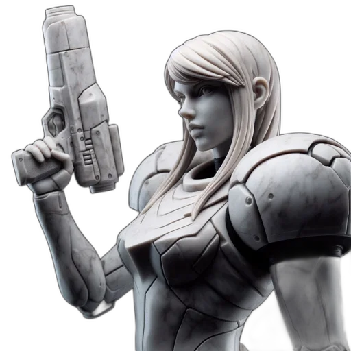 robot, weapon, concept art, comic book art transparent PNG cut-out