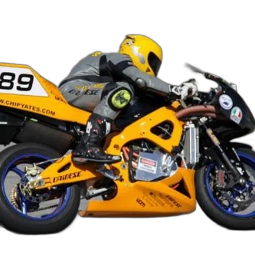 photorealistic, 3d render, racer, yellow transparent PNG cut-out