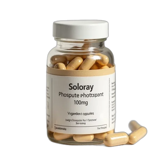 soloray, phosphate, 100mg, vegetable transparent PNG cut-out
