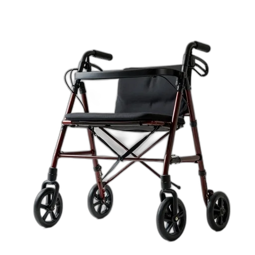 car, 3d render, rollator, walker transparent PNG cut-out