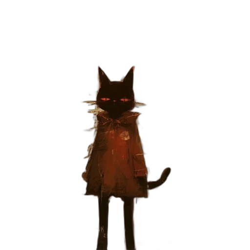 dress, staff, animal, creature transparent PNG cut-out