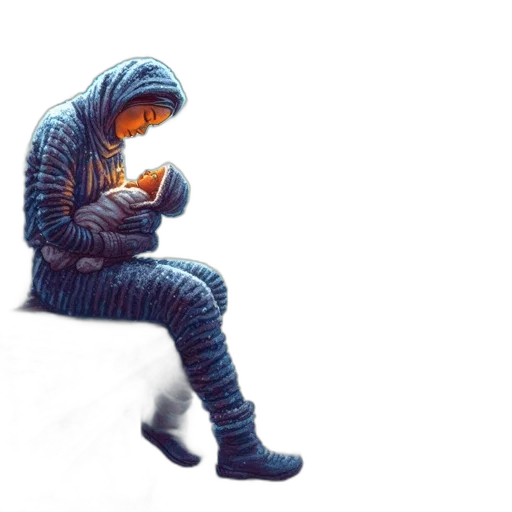 jacket, concept art, cyberpunk, pixel art transparent PNG cut-out