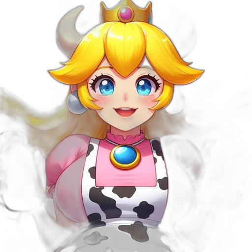 crown, dress, face, staff transparent PNG cut-out