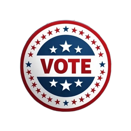 presidential, election, vote, emblem transparent PNG cut-out