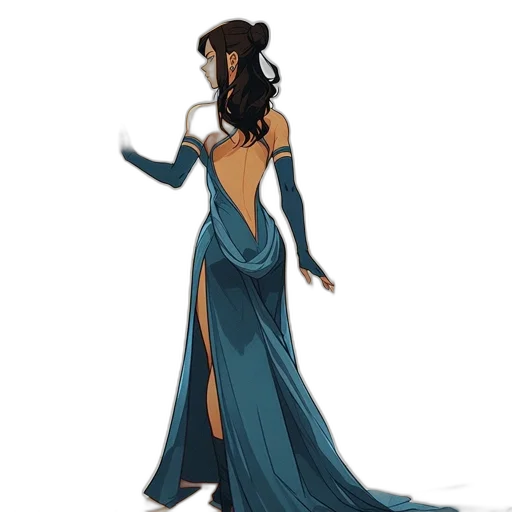 dress, concept art, fantasy art, pixel art transparent PNG cut-out