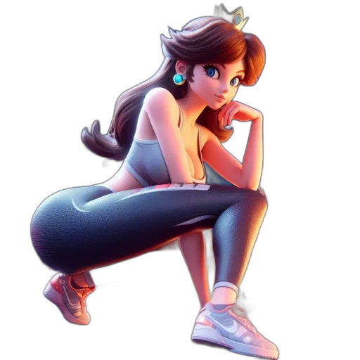 concept art, vaporwave, anime, cartoon transparent PNG cut-out