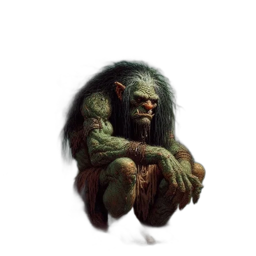 creature, face, animal, staff transparent PNG cut-out