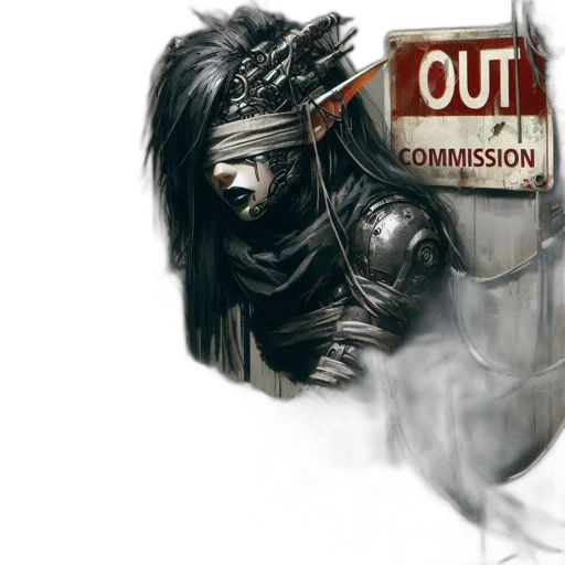 mask, concept art, fantasy art, comic book art transparent PNG cut-out