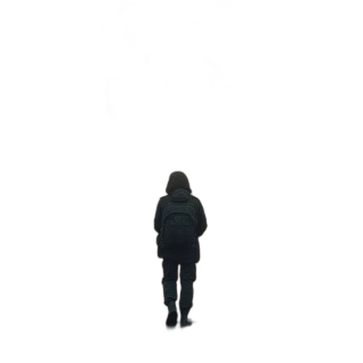 jacket, robot, face, staff transparent PNG cut-out
