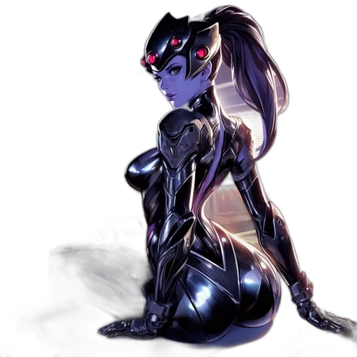 robot, dress, concept art, cyberpunk transparent PNG cut-out