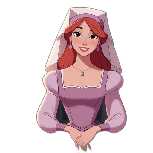 dress, crown, jewelry, cartoon transparent PNG cut-out