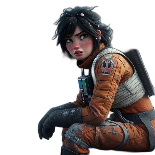 jacket, concept art, cyberpunk, comic book art transparent PNG cut-out