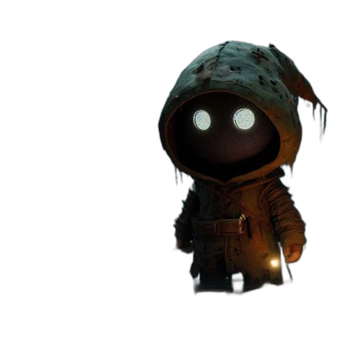 creature, staff, robot, mask transparent PNG cut-out
