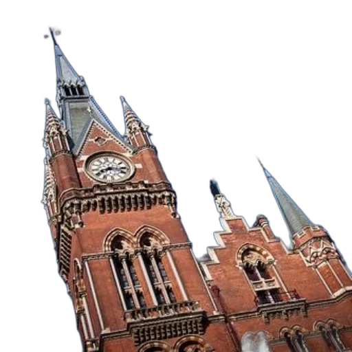 building, staff, grand, red-brick transparent PNG cut-out