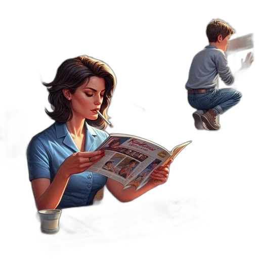 concept art, comic book art, 3d render, photorealistic transparent PNG cut-out