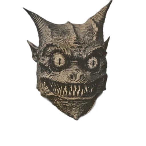 mask, face, dragon, creature transparent PNG cut-out