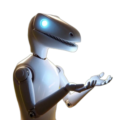 robot, creature, staff, animal transparent PNG cut-out