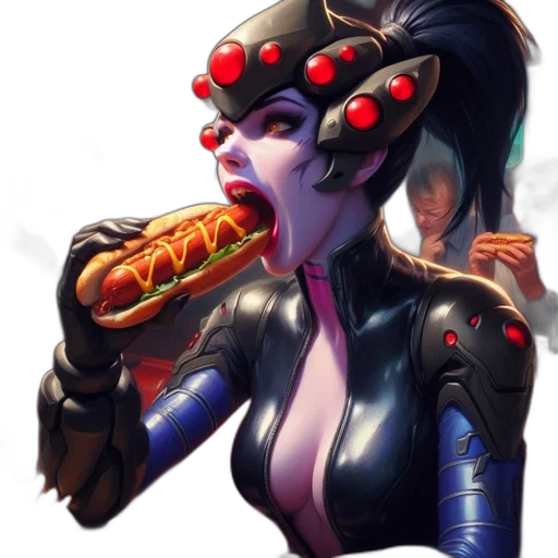 food, cyberpunk, concept art, fantasy art transparent PNG cut-out