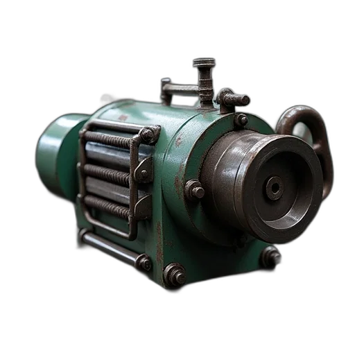 weapon, robot, 3d render, photorealistic transparent PNG cut-out