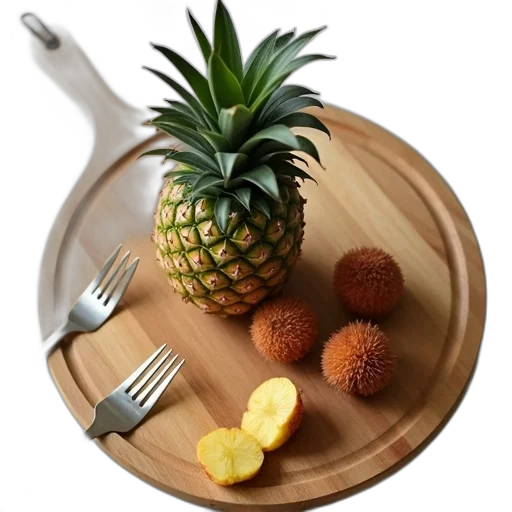 food, crown, animal, 3d render transparent PNG cut-out