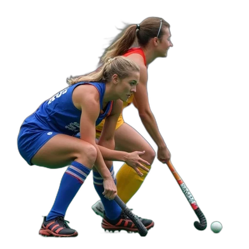staff, field, hockey, player transparent PNG cut-out