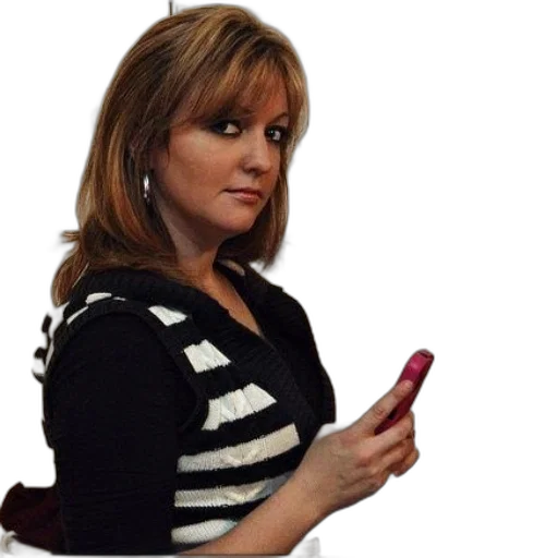 staff, woman, shoulder-length, hair transparent PNG cut-out