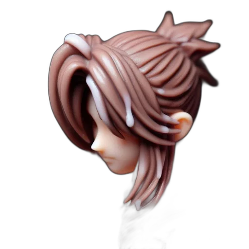 hair, mask, crown, face transparent PNG cut-out
